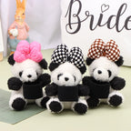Plush Puppy Clutch Decoration Car Wiper Turn Signal Switch Decoration Cute Bowknot Dog Car Wiper Doll Interior Accessories