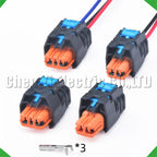 3-Pin Wire Harness Waterproof Connector Wheel Speed Sensor Harness 13847082 sensor