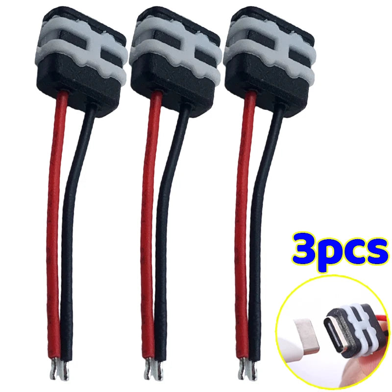 2Pin Waterproof USB C Female Socket Panel Mount Connector for Auto Smart Devices Household Appliances Medical Equipment  5/1pcs