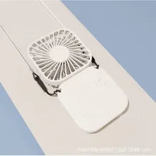Foldable Mini Fan Portable Desk Fan with Phone Stand USB Rechargeable Handheld Fan for Outdoor Travel Camping Hanging Neck Amagi