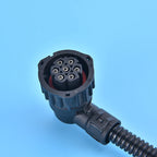 7 Pin Car Plug Socket For Scania For Volvo Truck  7-Hole J6 Socket For Mercedes-benz Actros For IVECO Tail Light Connector Wire