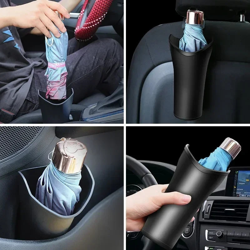 Multi-functional Car Umbrella Holder Hanging Bin Truck Back Seat Trash Can Storage Organizer Waterproof Umbrella Holder Amagi