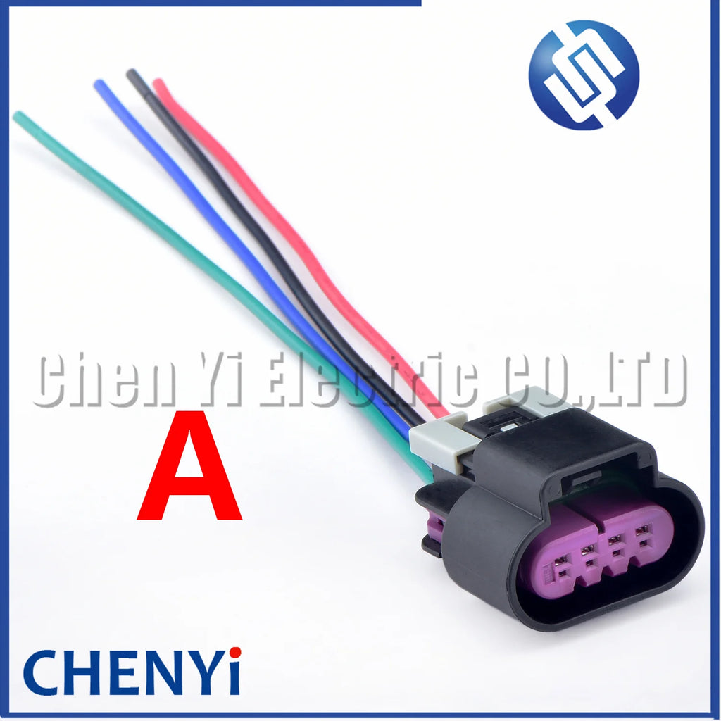 4 Pin Automotive waterproof GT 150 Ignition coil connector Oxygen sensor Wire harness plug 15326815 15466325 For Buick Chevrolet