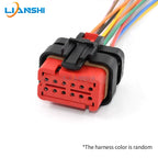 Suitable for Carter excavator engine injector 12-wire red plug harness connector 776437-1