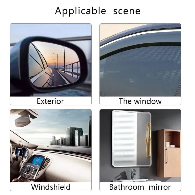 Car Truck Rain-proof Film Rearview Mirror protective Rain Proof Films Anti-Fog Waterproof Film Car Window Transparent Sticker