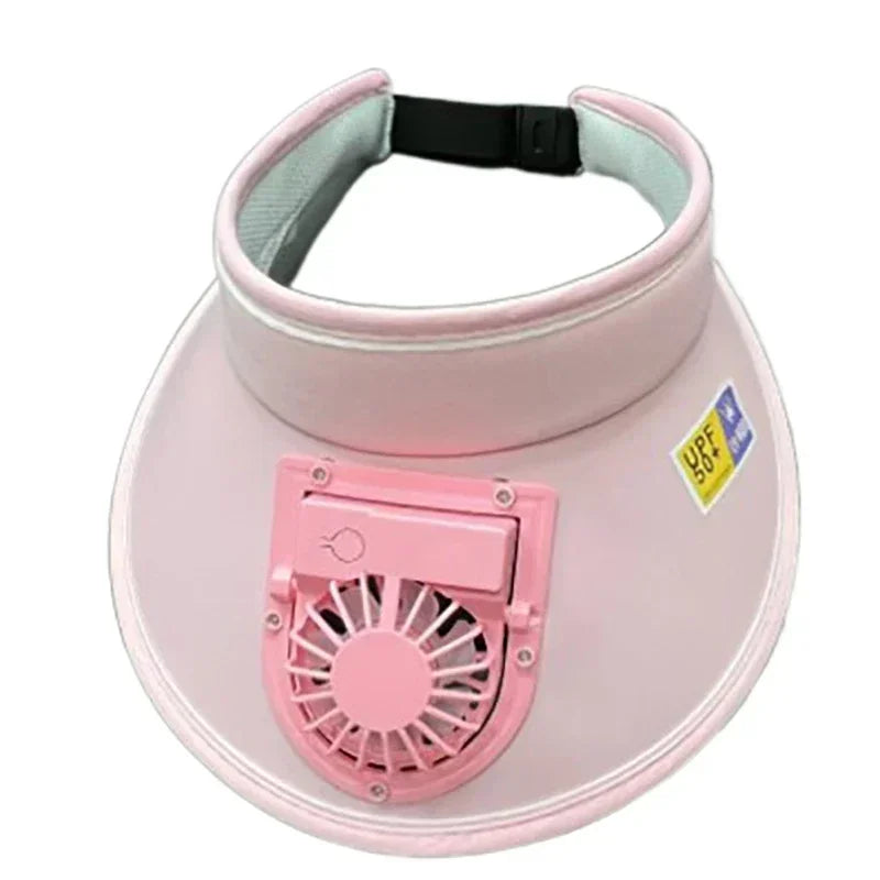 Breathable Cooling Fan Hat Sunscreen Fan Sun Visor Hat Fishing Hat Cooling Peaked Cap Hat Usb Charging Hat For Sport Sunhat Amag