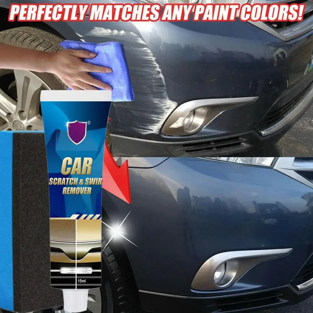 Car Scratch Remover Kit Auto Body Paint Scratches Repair Polishing Wax Swirl Removing Repair Care Accessories Tools amagi