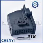 18 Pin car Navigation Controller Plug Instrument MID Speedometer Radar control box plug 1379101-2 for Peugeot 206 307 Citroen C2