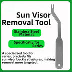 1 PCS  Sun Visor Removal  Tool Stainless Steel Sunshade  Clip Pry Bar For Car Interior Car Roof  Handle Removal Tools