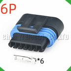 6-Pin Auto Connector Connector Automotive Connectors accelerator pedal harness 12066317