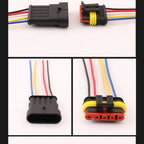 AMP 5-PIN Waterproof 1.8mm Male Female Connectors Plug Wire 18 AWG Harness For Car Motorcycle 282107-1 282089-1