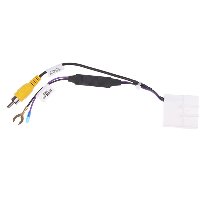 1PC Digh Quality DIY Accessories 24Pin Auto Camera Video Output Car Reverse Camera Output Video Adapter Cable