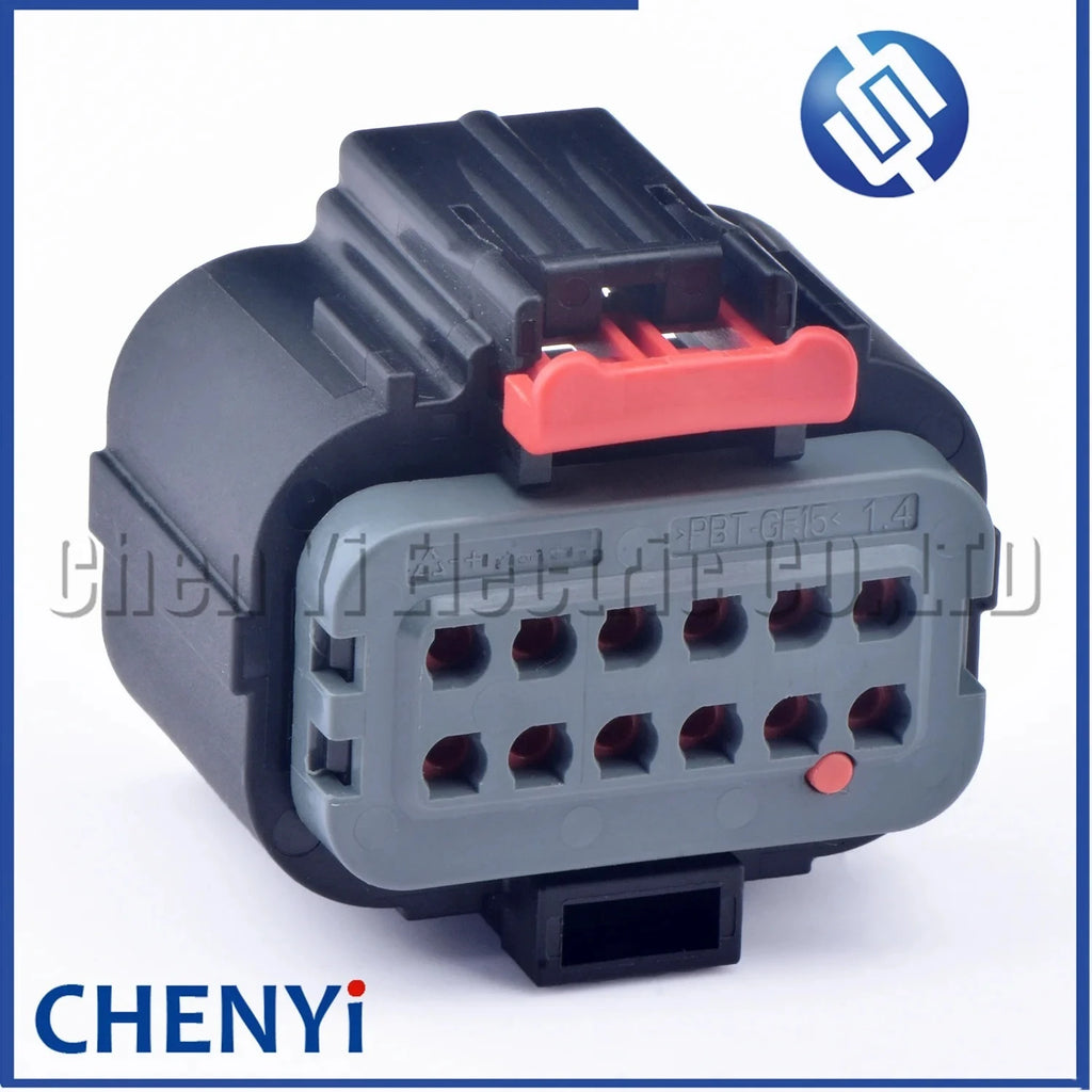 12 Pin Automotive waterproof connector Transmission plug With Pins pins 1897462-2 For BYD DMI