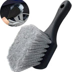 Car Tire Brush - Durable Wheel Cleaning Scrub Brush with Ergonomic Handle - Automotive Detailing Tool for Rims Wheels Amagi