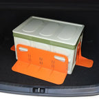 2pc Car Back Auto Trunk Fixed Rack Holder Stand Shake-proof Organizer Fence Storage Adjustable Distance Storage Box Fixer Amagi