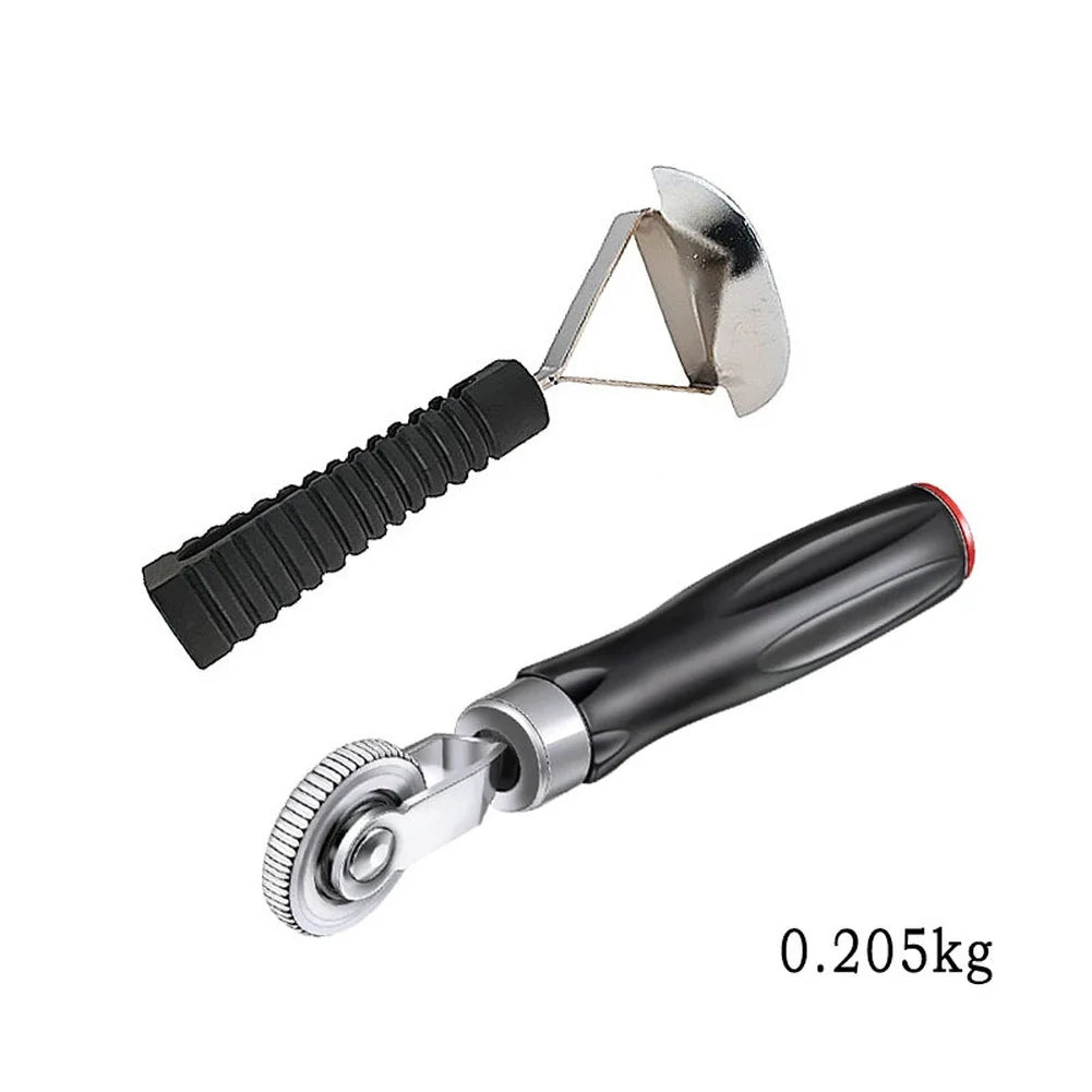 2pcs Car Tire Repair Tool Kit With  Tire Patch Roller Scraper For Patching Grinding And Cleaning Automotive Repair Tools
