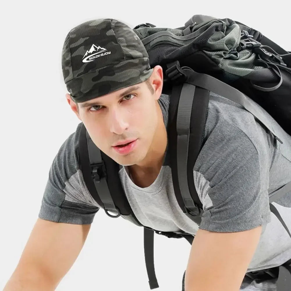 Quick-Dry & Anti-UV Unisex Cycling Cap: Cooling, Sweat-Wicking Helmet Liner for All Outdoor Sports, Easy-Care Fabric Motorcycle