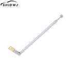 1PC 370mm 5 Sections Telescopic Stainless Steel AM FM Radio Universal Antenna Hot sale