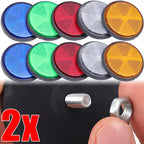 Motorcycle Circular Reflector Electric Vehicle Bicycle Waterproof Dustproof Night Warning Reflector 6mm Hexagonal Screw Fixation