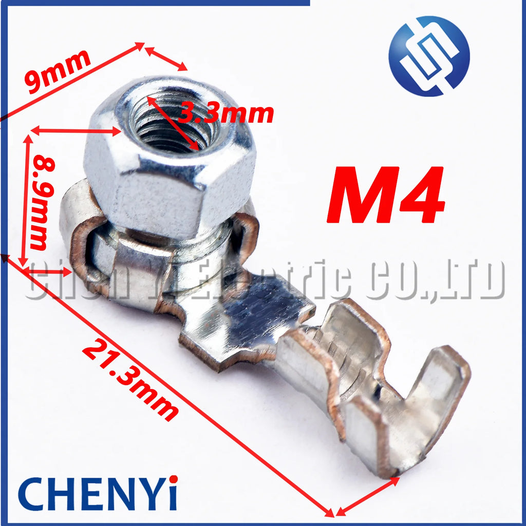 Excavator Parts Diesel engine fuel injector nut terminal M4 M5 M6 2050216-1 1599300-1 1599298-1 1599297-1 26306212179 615649