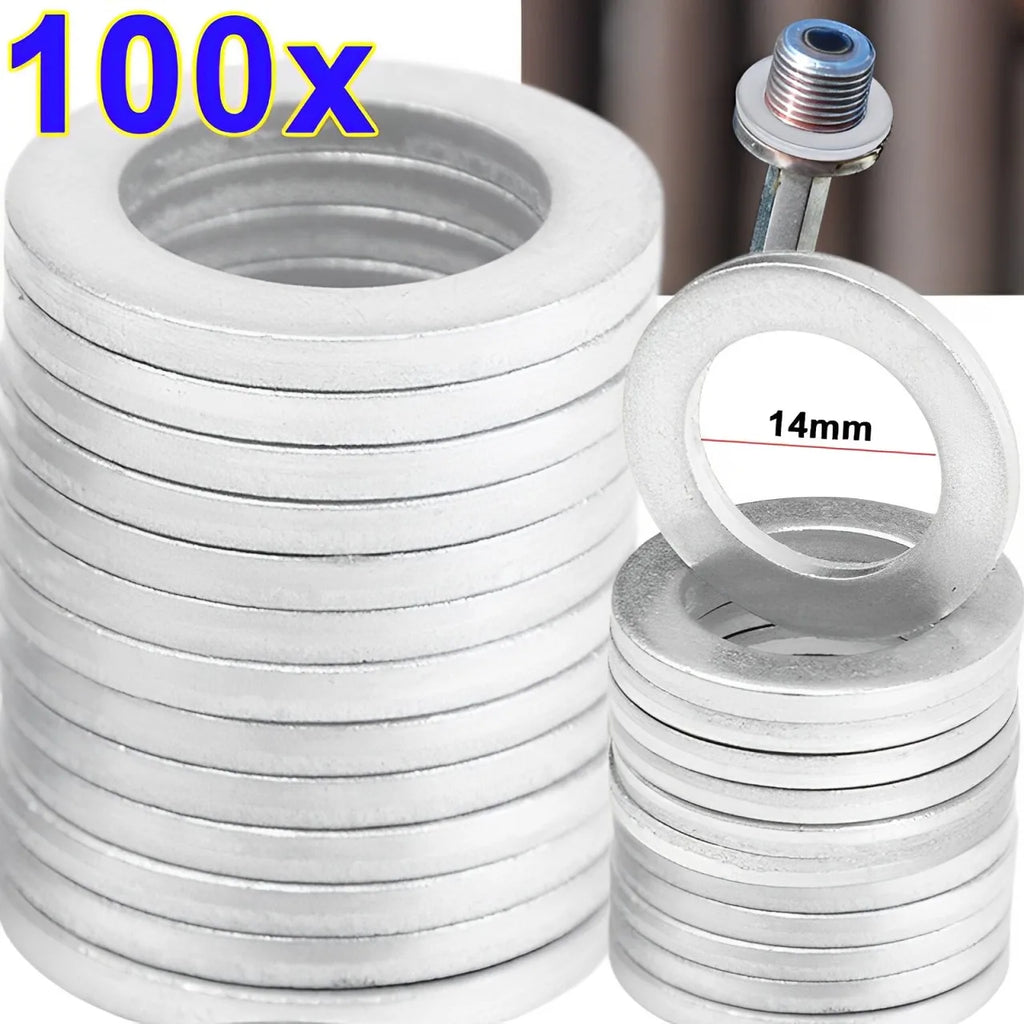 For Honda Accord Civic CRV CRZ HRV Acura 14MM Oil Drain Plug Crush Washer Gasket 9410914000 94109-14000 94109 14000 Fit2006-2018