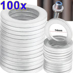 14mm Aluminum Oil Drain Plug Crush Washer Set Non-Slip for Lasting Sealing Car Exterior Accessories for Oil Change Compatible
