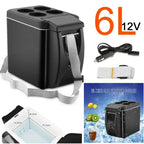 12V 6L Car Freezer Mini Freezer Portable Auto Refrigerator Outdoor Refrigerator Auto Refrigerator Car Heater Cooler Amagi