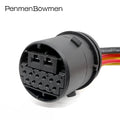 1 Set 13 19 Pin 13158679 Auto Door Composite Electrical Cable Connectors Female Wire Harness Plug For OPEL