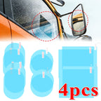 1-4PCS Car Side Window Rearview Rain Film Anti-Fog Rain-proof Car Window Mirror Waterproof Sticker Films Decals Rain Proof Films