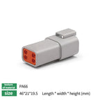 5/10/20Sets Deutsch DT Waterproof Connector Electrical Wire Socket Plug For Car 2P/3P/4P/6P/8P Kit Box Suit DT06-4S DT04-2P DT06