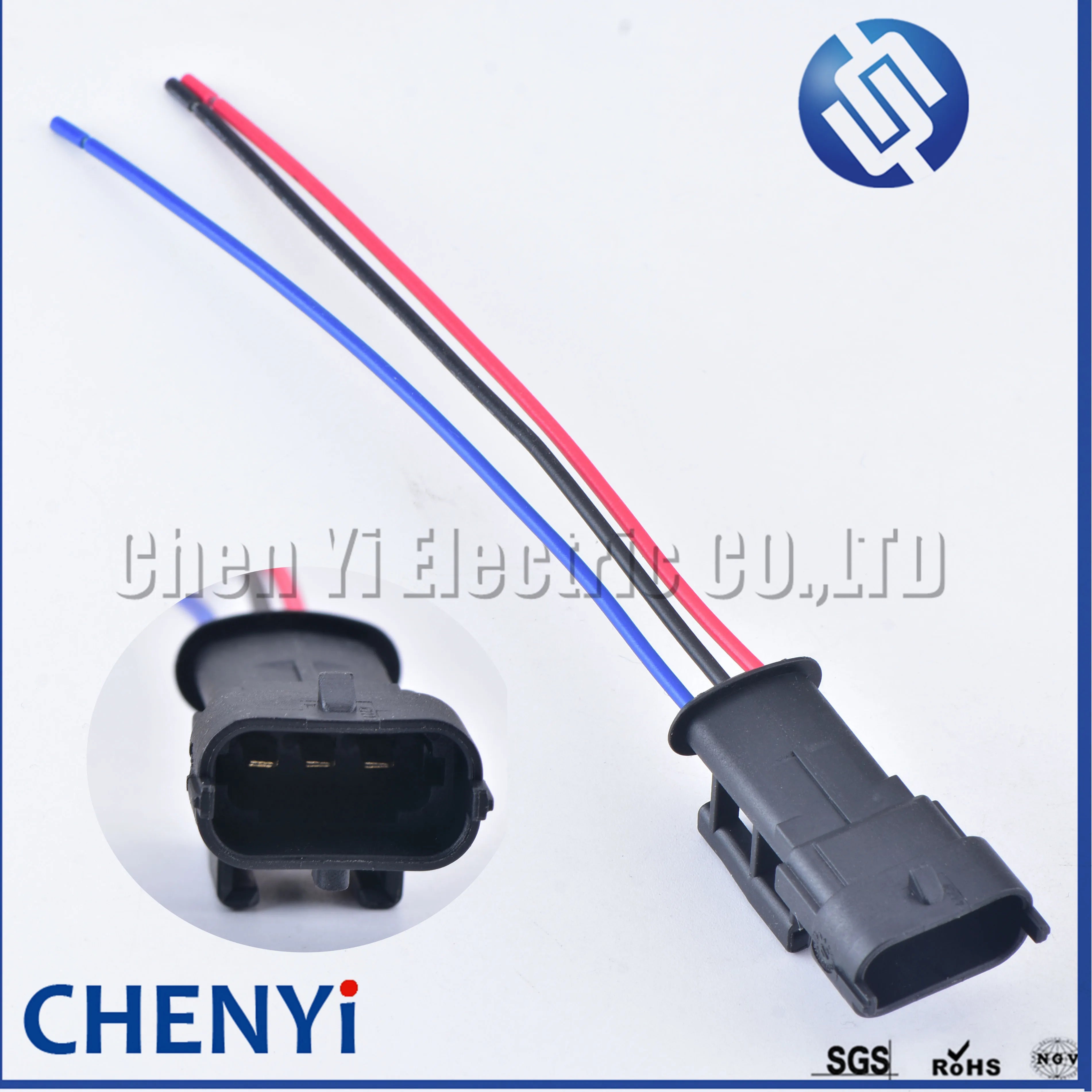 3 Pin Auto MAP Sensor Connector Common Rail Diesel Injection Pump Socket Pressure Crankshaft Position Sensor Plug For 1928404227