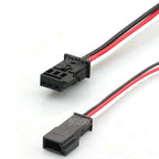 3-pin black flat connector housing for the rain sensor, high loudspeaker, dashboard glove compartment switch