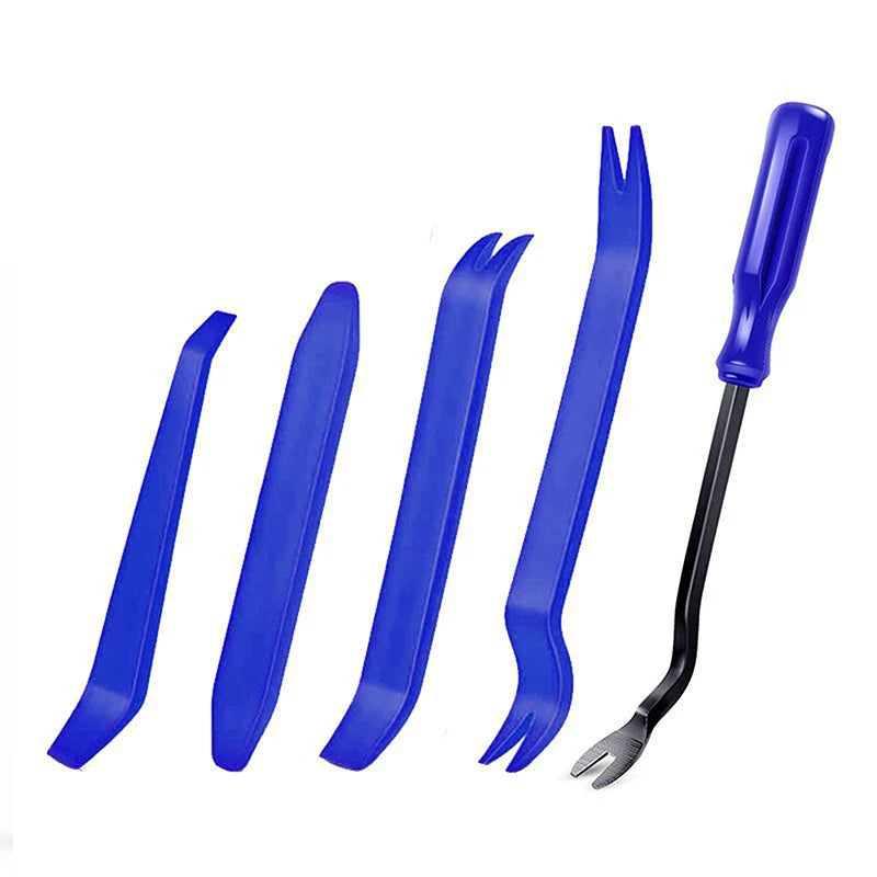 5Pcs/set DIY Accessories Car Buckle Car Audio Disassembly Tool Door Panel Interior Disassembly Driver Pry Bar