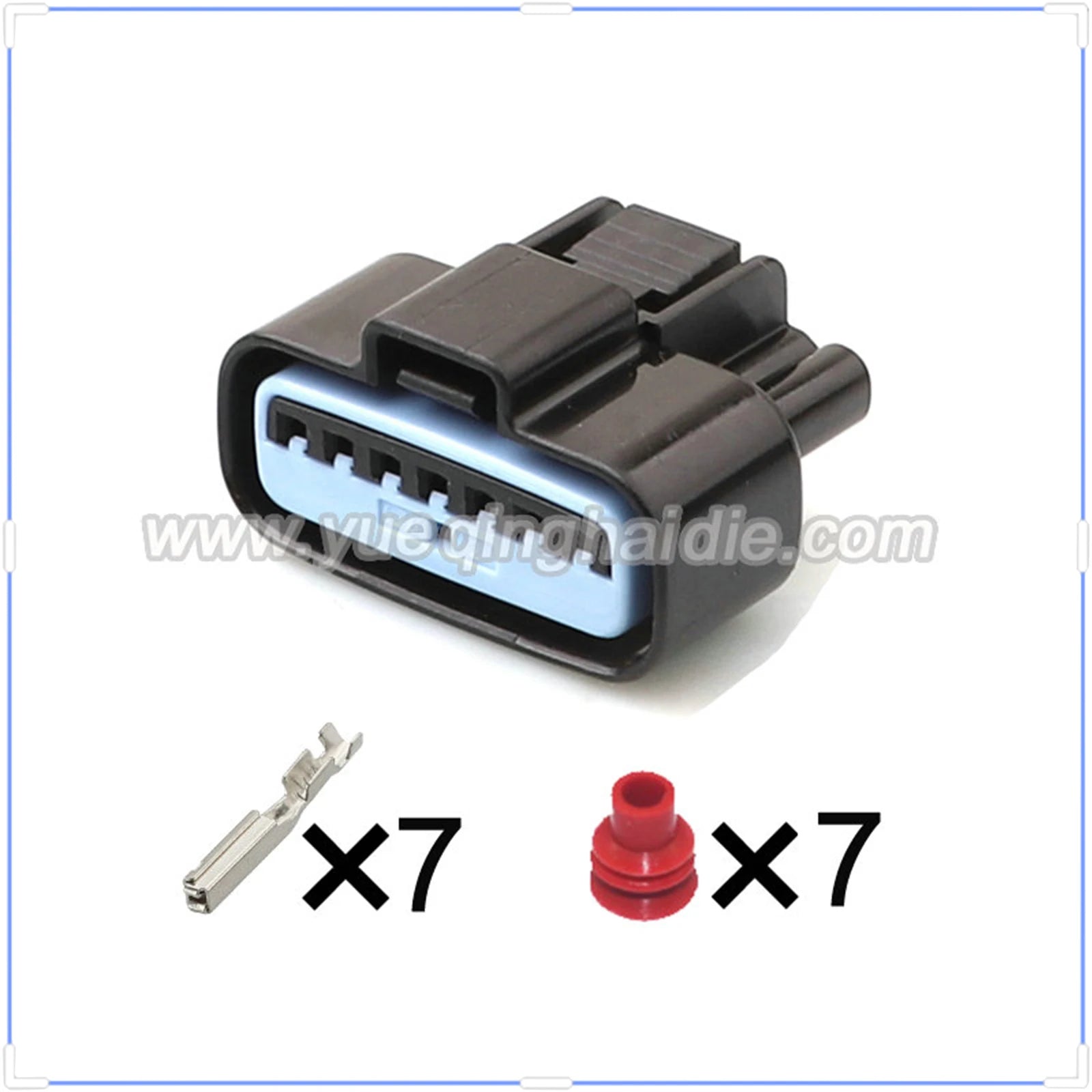 7 Pin Connector Waterproof 1mm Female Connector Automotive Wiring Harness Cable Socket PB536-07027 PB546-07840 08061010