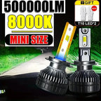 LED 9005/HB3 9006/HB4 9007 H13 H11 H7 H4 H3 H1 880 Car Bulbs 12V High Low Beam 20000LM 120W 6500K White Plug-N-Play 80000h amagi