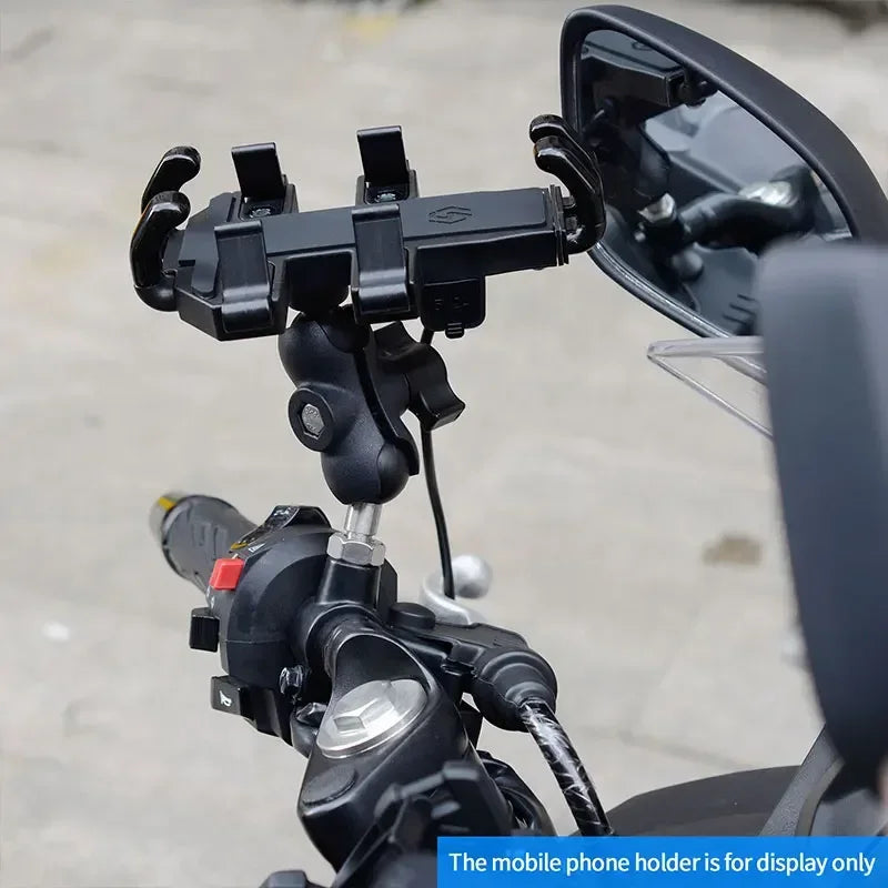 Ball Head Mount Adapter M8 M10 M6 Screw Post Bracket Phone Holder Electric Motorcycles Bike Mirror For RAM Mount Amagi