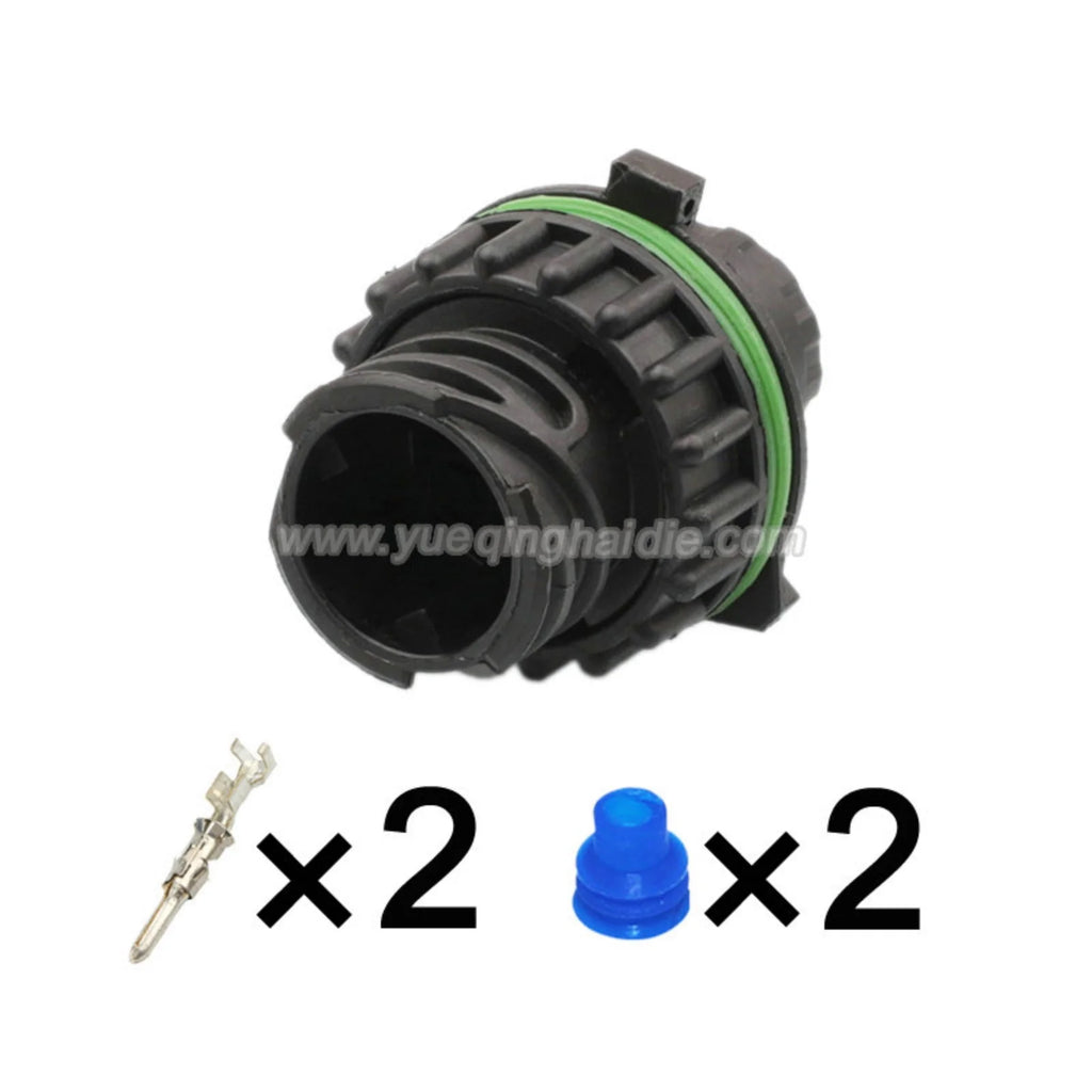 AMP 2 PIN Automotive Female Male Waterproof 2.5mm Connector Wire Electrical Round Plug 1-967402-3 1-967325-3
