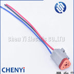 3 Pin Auto Waterproof Connector DT06-3S DT04-3P Automotive Electrical Wire Harness pigtail Plug For Deutsch DT series