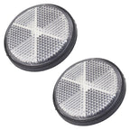 2/1pcs Circular Reflector Car Universal Trucks Motorcycle Night Reflector Safety Reflector Motorcycles ATV Bikes Accessories