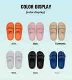 Men's Casual Simple Buckle Adjustable Eva One-Piece Double-Bar Flat Slip-On Slippers Suitable for Home and Outdoor Beach Sandals