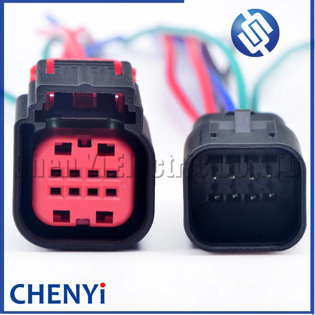 8 Pin Auto waterproof Connector Parking Sensor ACC Module Air Flow Meter Wire harness plug 1411001-1 For Ford Carnival Sharpe