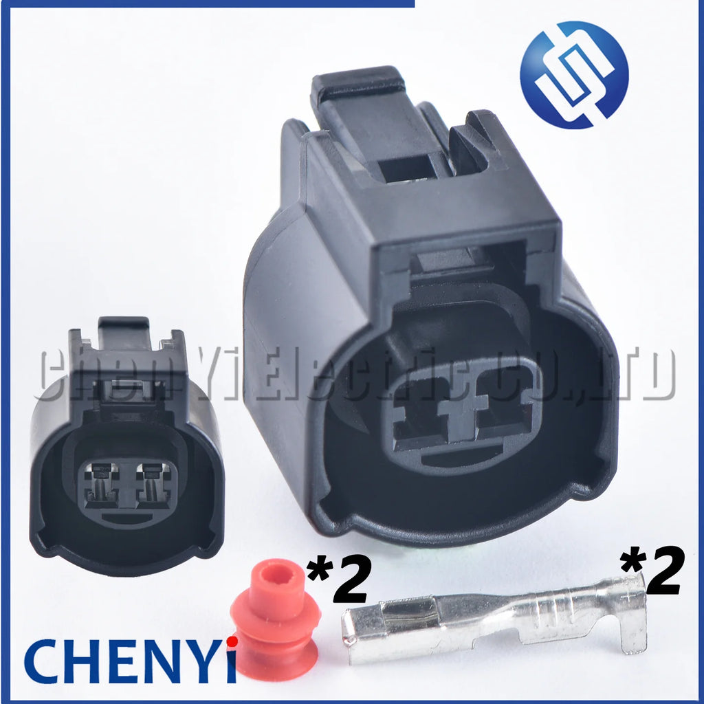 1 Set 2 Pin Auto waterproof connector Intake Air Temperature Sensor Plug Harness socket MG640461-5 For Hyundai Toyota Camry