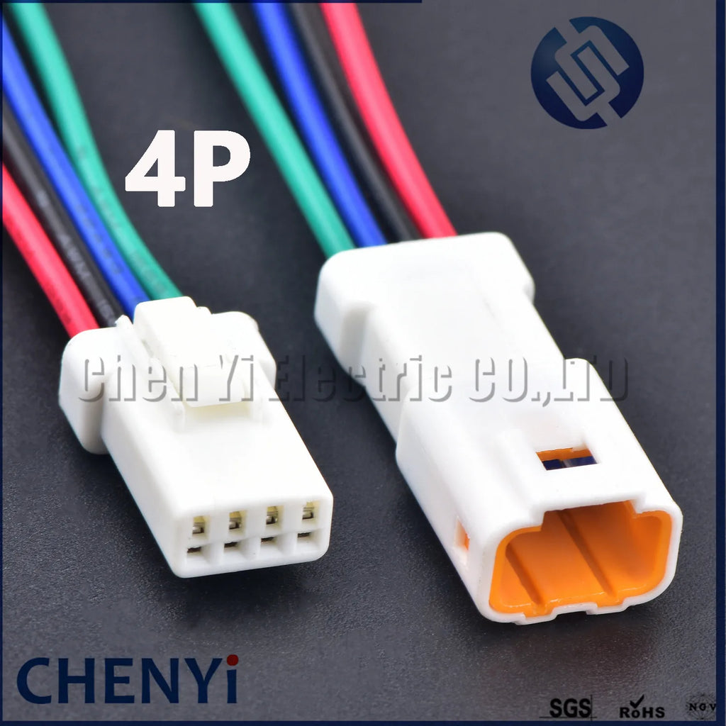 2 3 4 6 8 Pin JWPF-VSLE-S JWPF-VSLE-D Auto Waterproof Electronic Connector Wire Harness Butt Plug JST-02T 02R For JST