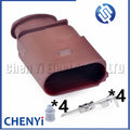 4 Pin Auto waterproof connector Car Pressure Oxygen O2 Sensor Wire harness plug 8K0 973 704A 8K0973704A 1K0973804A