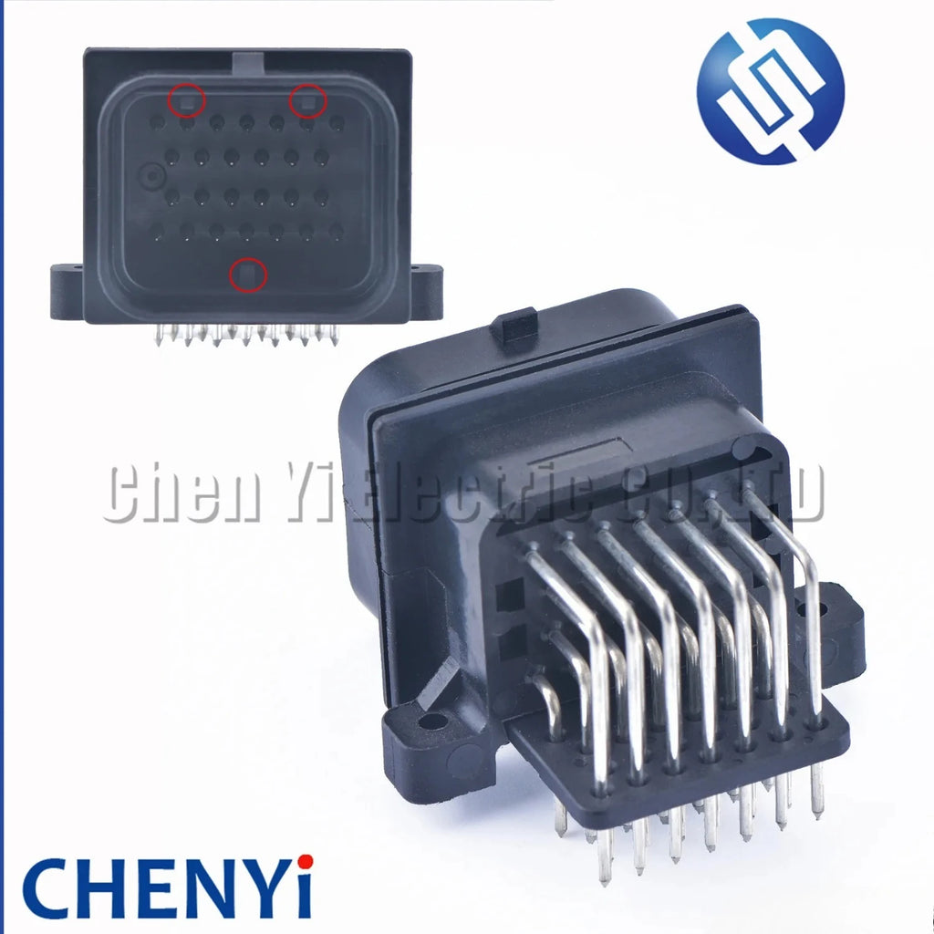 26 Pin 3-1437290-7 6437288-6 3 slots electrical female or male Straight PCB wire to board connector ECU plug