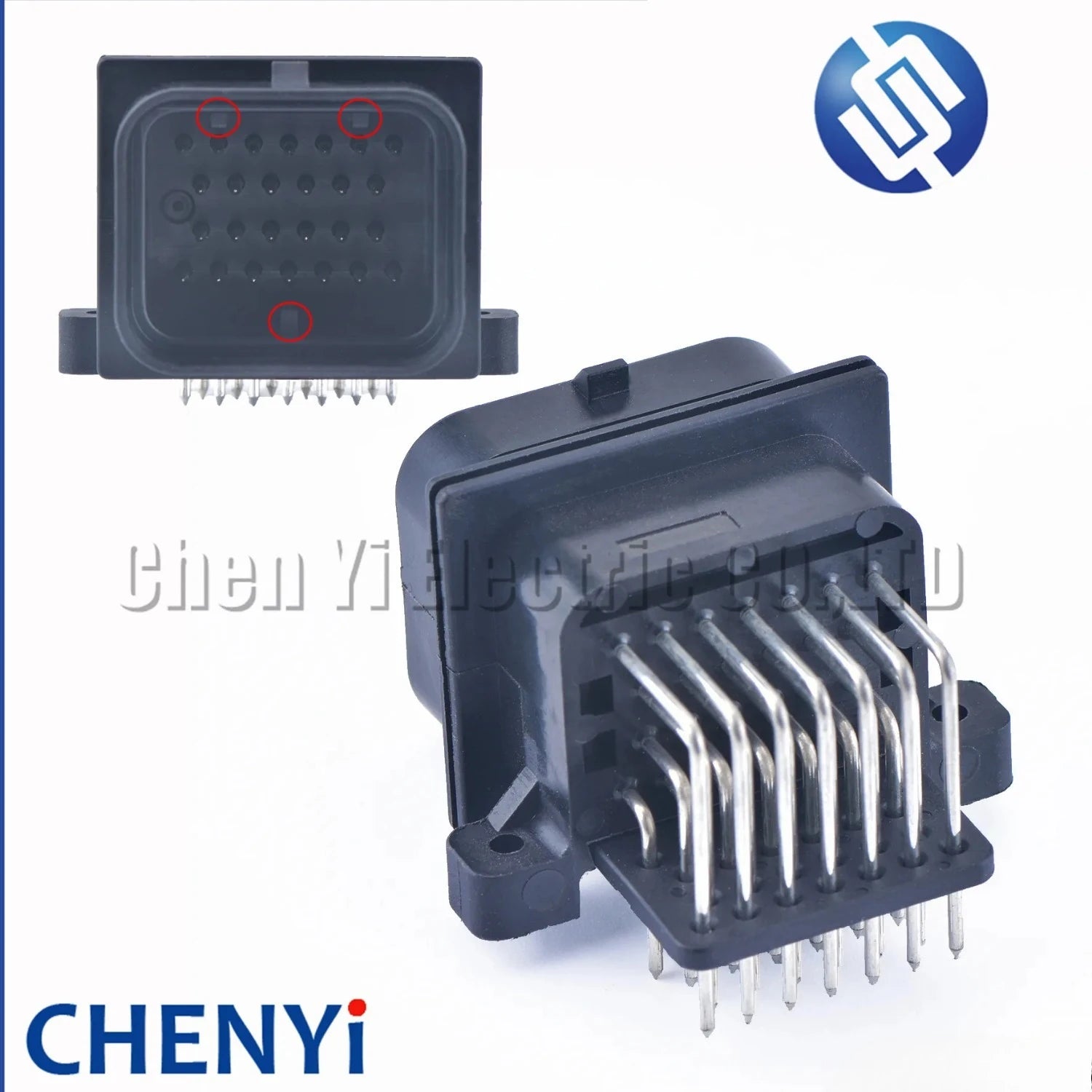 26 Pin 3-1437290-7 6437288-6 3 slots electrical female or male Straight PCB wire to board connector ECU plug