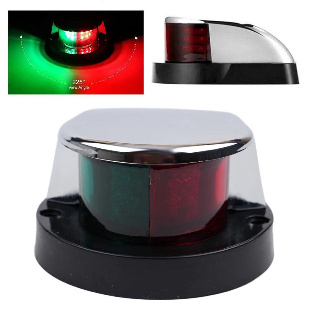 12V Boat  Light  LED Marine  Yacht Navigation  Lights Red  Green Ship  Running Lamps Waterproof LED Signal Lamp