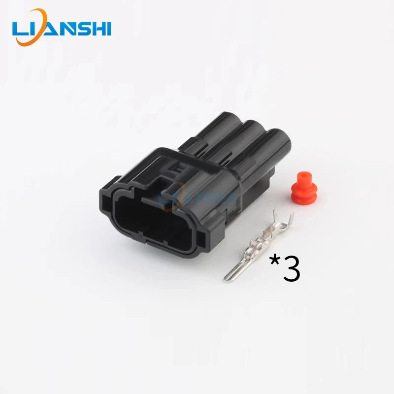 6187-3801 6180-3451 Automotive connector Oxygen sensor oil pump 3P wiring harness plug with terminal