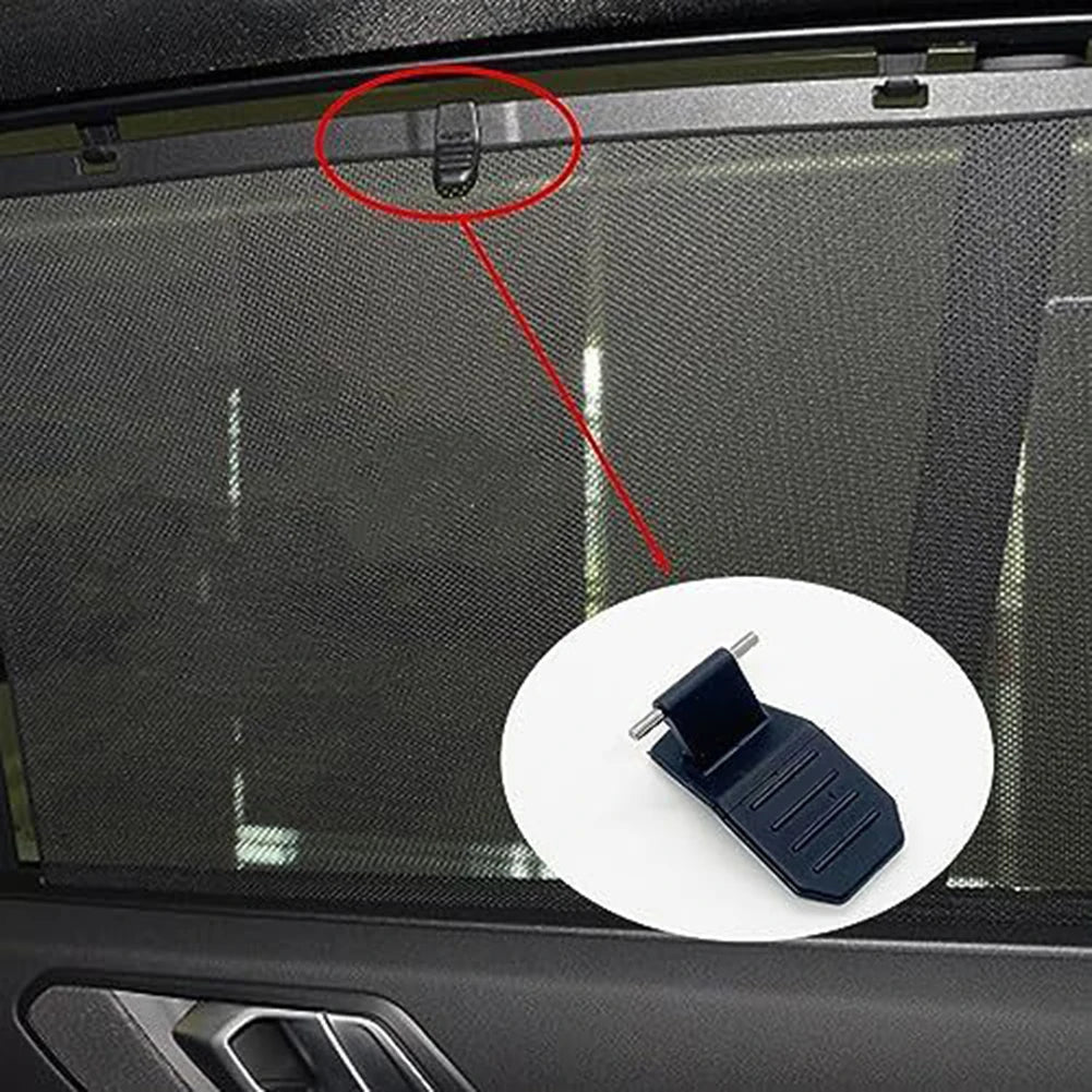 1pc Sun Blind Hook Sunshade Hook Fixing Clip For BMW X5 X6 F15 F16 Rear Row Sunshade Curtain Shutter Hook Handle Buckle