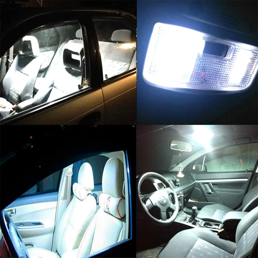 Car Interior Ceiling LED Light Panel 6000K White COB LED Light Panel With Light Adapter For Car Interior Ceiling 16/24/36/48 LED